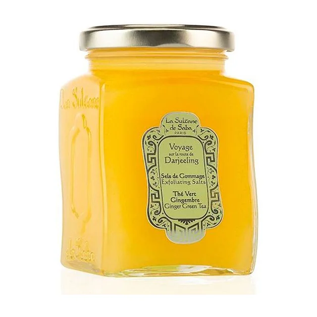 La Sultane de Saba Exfoliating salts Ginger Green tea - Скраб-гоммаж, соль для пилинга Зеленый чай, Имбирь 300 г La Sultane de купить