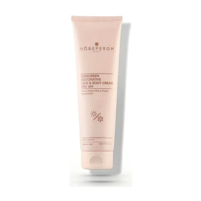 HOBE PERGH Sunscreen Restorative Face & Body Cream 50+ SPF 150 мл - солнцезащитный восстанавливающий крем для лица и тела с SPF 15 HOBE PERGH Sunscreen купить