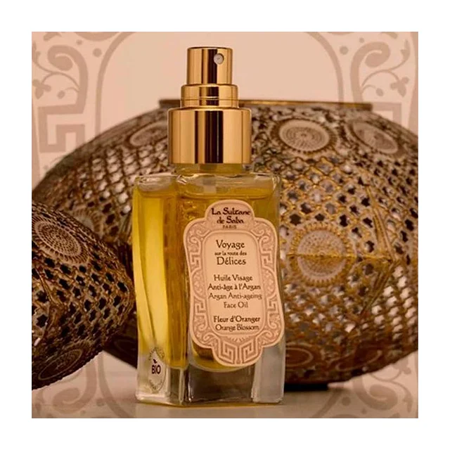 La Sultane De Saba Voyage Delices Face Oil Fleur D Orange - Масло для лица с экстрактом Арганы с Апельсиновыми цветами 50 мл La Sultane De купить