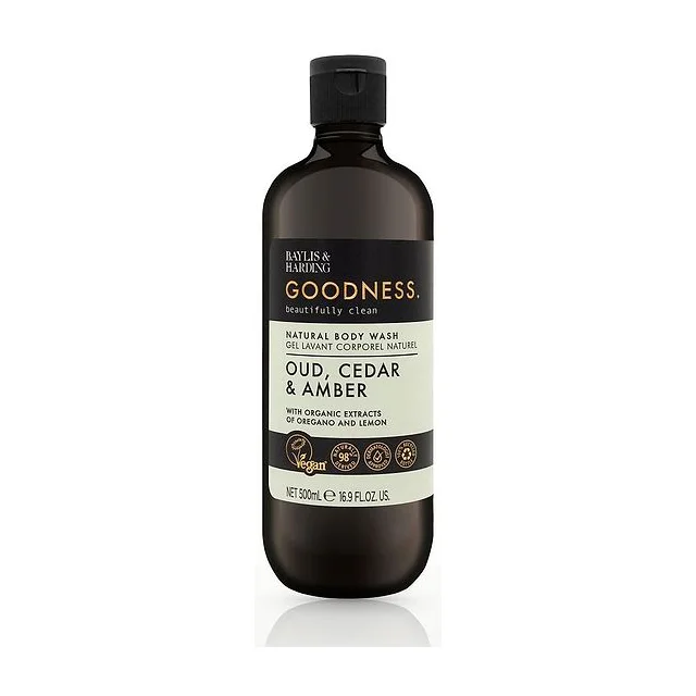 Baylis & Harding - Goodness Oud, Cedar & Amber Body Wash Гель для душа 500 мл Baylis Harding Goodness купить
