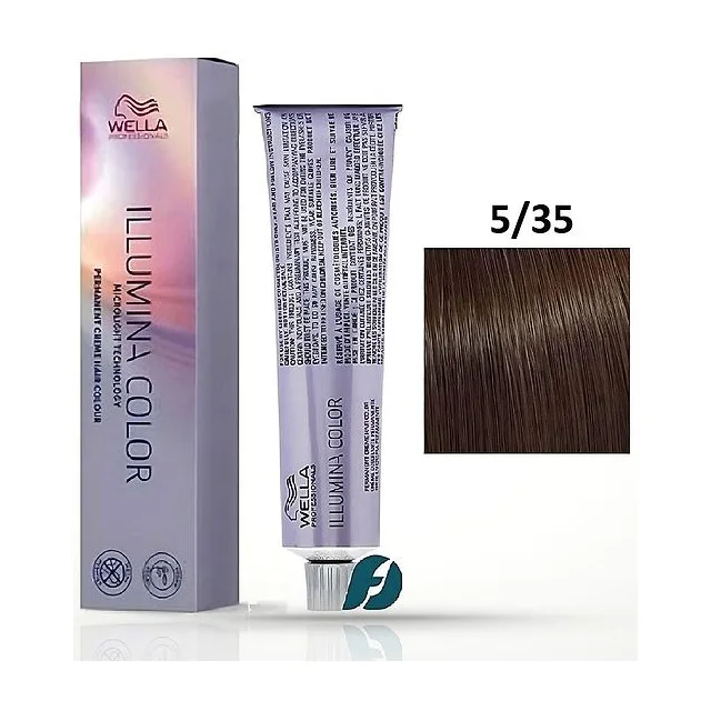 5/35 ILLUMINA COLOR 60 мл Светло - коричневый золотисто махагоновый купить