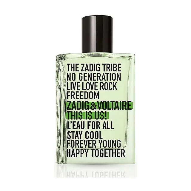 Zadig & Voltaire This is Us! L'Eau for All Туалетная вода унисекс 50 мл ZADIG&VOLTAIRE купить