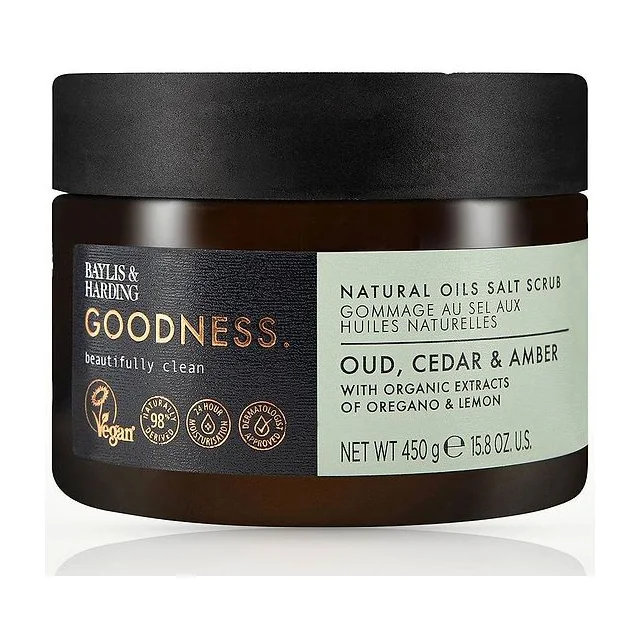 Baylis & Harding - Goodness Oud, Cedar & Amber Oil Salt Scrub Скраб для тела 450 гр Baylis Harding Goodness купить