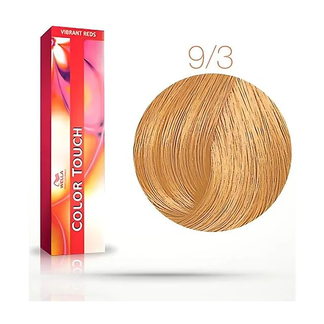 9/3 COLOR TOUCH Крем-краска Очень светлый блонд золотистый 60 мл купить