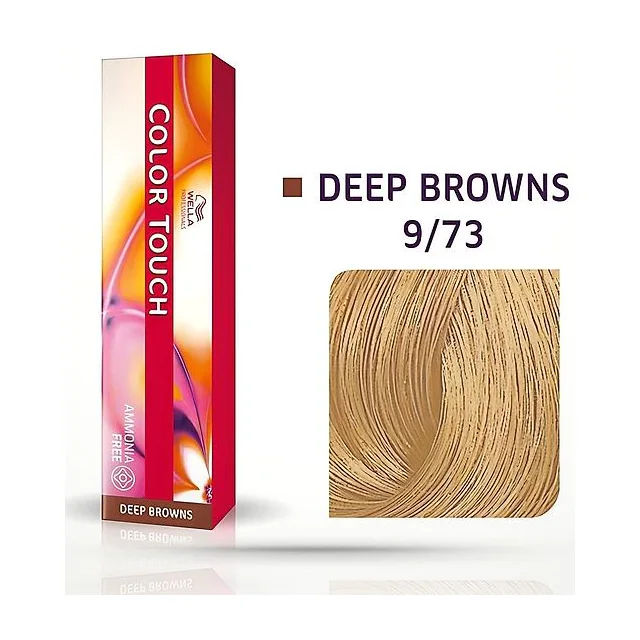 9/73 COLOR TOUCH Крем-краска Очень светлый блонд коричнево-золотистый 60 мл купить