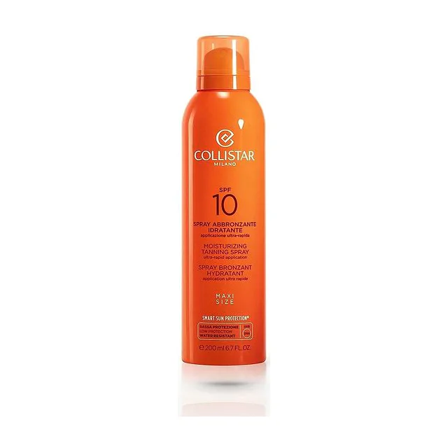 Collistar - Moisturizing Tanning Spray SPF10 Увлажняющий спрей для загара 200 мл Collistar купить