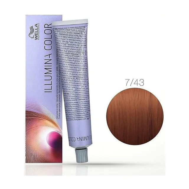 7/43 ILLUMINA COLOR 60 мл Блонд красно - золотистый купить