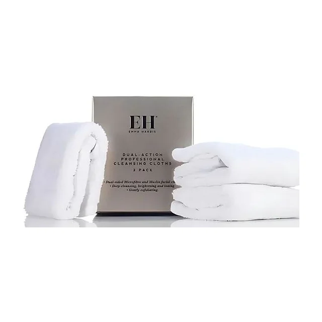EMMA HARDIE Dual-Action Professional Cleansing Cloth 3 шт. - тканевые полотенца для лица EMMA HARDIE Dual-Action купить