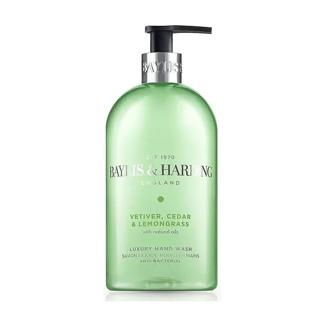 Baylis & Harding - Vetiver, Cedar & Lemongrass Anti-Bacterial Hand Wash Жидкое мыло для рук 500 мл Baylis Harding Vetiver купить