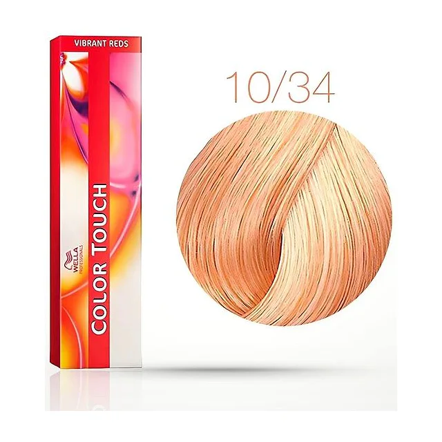10/34 COLOR TOUCH Крем-краска Яркий блонд золотистый красный 60 мл купить