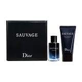 Dior sauvage set набор парфюмерная вода для мужчин 10 мл mini + shower gel 20 мл фото 1