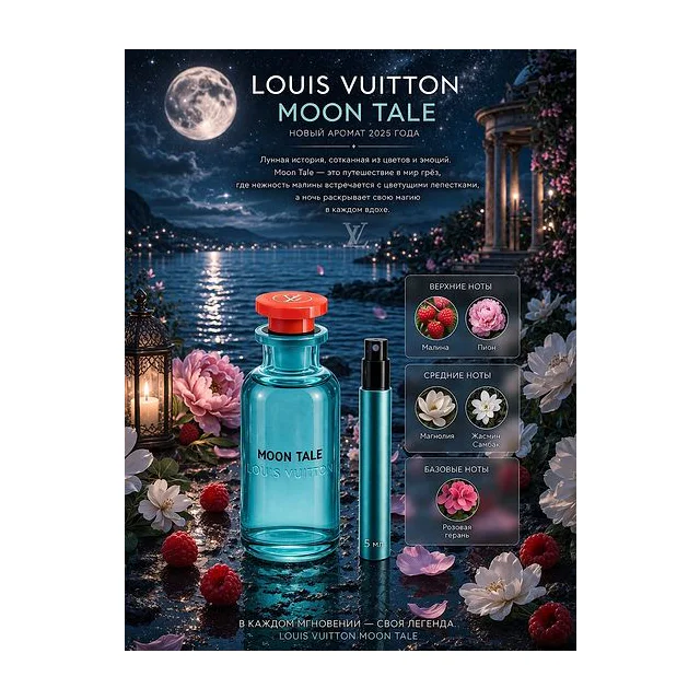 Louis Vuitton Moon Tale Парфюмерная вода 5 мл Отливант купить