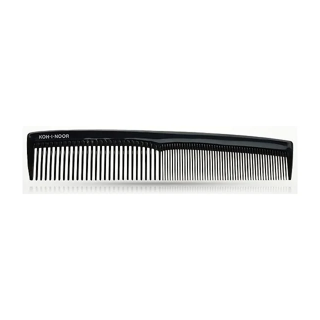 PETTINE - Professionale - Black - гребень для волос комби длинный широкий PETTINE Professionale Black купить