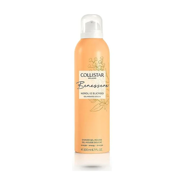 Collistar - Benessere Neroli and Helichrysum Shower Gel-Mousse Гель мусс для душа 200 мл Collistar Benessere Neroli купить