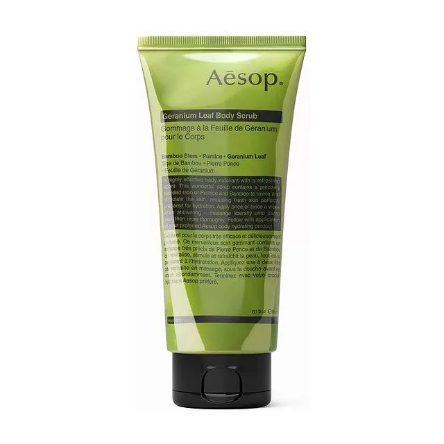 Aesop Geranium Leaf Body Scrub скраб для тела 180 мл Aesop купить