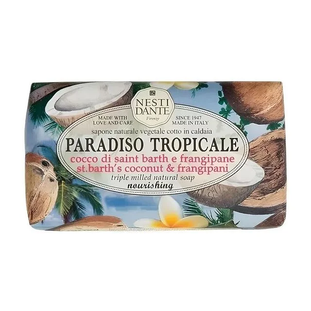 Nesti Dante - Paradiso Tropicale Coconut and Frangipane Мыло 250 гр купить