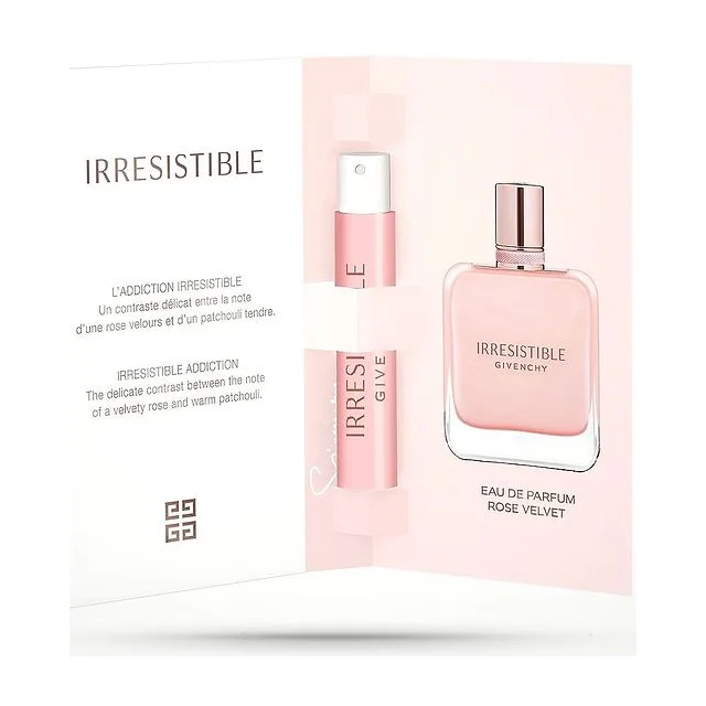Givenchy IRRESISTIBLE rose velvet Парфюмерная вода женская 1 мл пробник купить