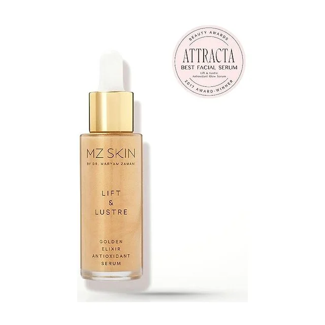 MZ SKIN Lift & Lustre Golden Elixir Antioxidant Serum 30 мл - сыворотка для лица с антиоксидантами, придающая упругость и сияние MZ SKIN купить