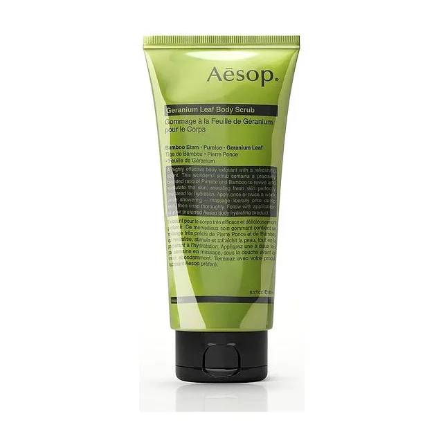 Aesop Geranium Leaf Body Scrub скраб для тела 180 мл Aesop купить
