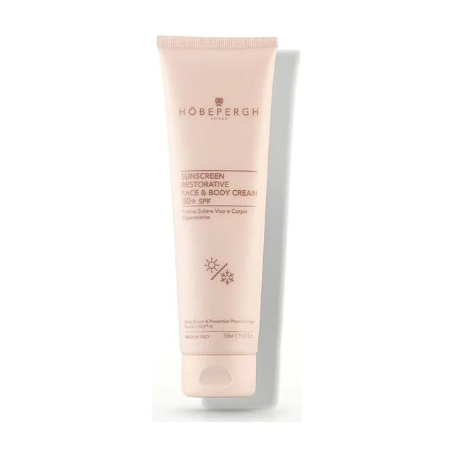 HOBE PERGH Sunscreen Restorative Face & Body Cream 30+ SPF 150 мл - солнцезащитный восстанавливающий крем для лица и тела с SPF 15 HOBE PERGH Sunscreen купить