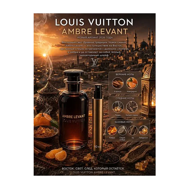 Louis Vuitton Ambre Levant Парфюмерная вода 10 мл Отливант купить