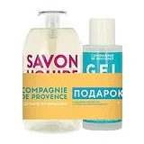 COMPAGNIE DE PROVENCE Набор: Rose Sauvage жидкое мыло для тела и рук 300 мл + санитайзер 100 мл фото 1