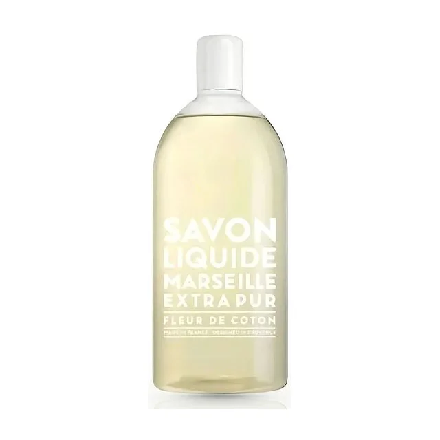 COMPAGNIE DE PROVENCE Fleur De Coton / Cotton Flower Liquid Marseille Soap жидкое мыло для тела и рук 1000 мл COMPAGNIE DE PROVENCE купить