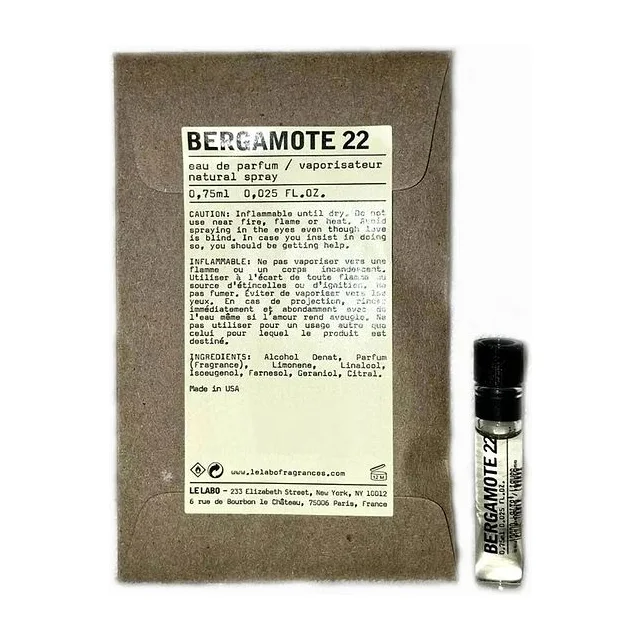 Le Labo Bergamote 22 Парфюмерная вода унисекс (пробник) 0.75 мл купить