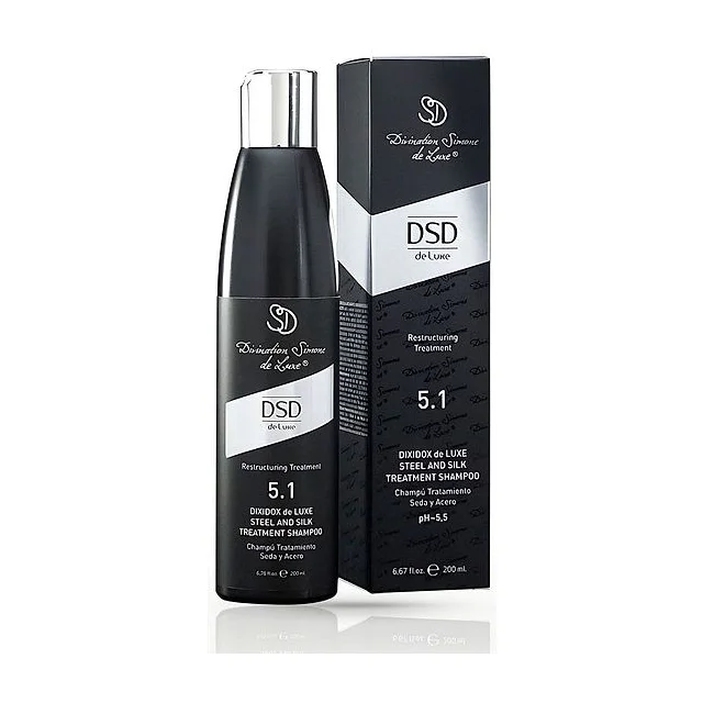 DsD de Luxe - 5.1 Dixidox De Luxe Steel And Silk Treatment Shampoo Восстанавливающий шампунь 200 мл DSD de Luxe купить