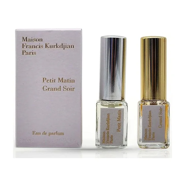 Maison Francis Kurkdjian Парфюмерный набор PETIT MATIN + Grand Soir 2 х 5 мл Maison Francis Kurkdjian купить
