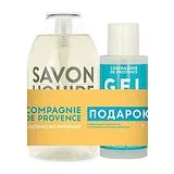 COMPAGNIE DE PROVENCE Набор: Bois D Olivier жидкое мыло для тела и рук 300 мл + санитайзер 100 мл фото 1