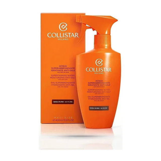 Collistar - Supertanning Water Moisturising Anti-Salt 400 мл Анти-солевая увлажняющая эмульсия для загара с молочком алое 400 мл Collistar купить
