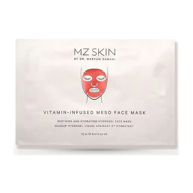 MZ SKIN Vitamin-Infused Meso Face Mask х 5 Masks - набор гидрогелевых масок для лица с гиалуроновой кислотой и витаминами 5 шт MZ SKIN купить
