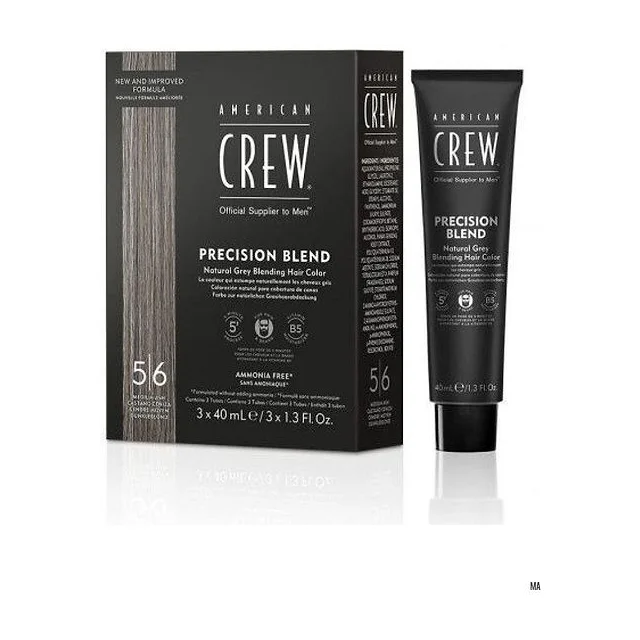 American Crew Камуфляж для седых волос 5/6 Средний пепельный 3*40 мл купить