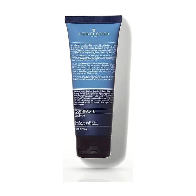 HOBE PERGH Sweet Orange and Fennel Toothpaste 75 мл - зубная паста сладкий апельсин и фенхель HOBE PERGH купить
