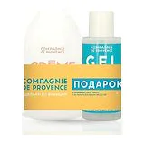 COMPAGNIE DE PROVENCE Набор: Blanc жидкое мыло для тела и рук 300 мл + санитайзер 100 мл