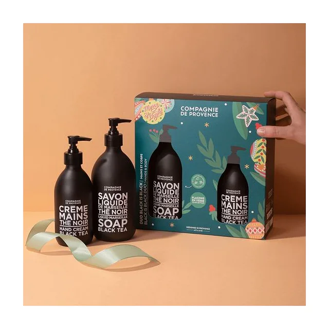 COMPAGNIE DE PROVENCE BLACK IS BLACK DUO - набор средств для тела и рук COMPAGNIE DE PROVENCE купить