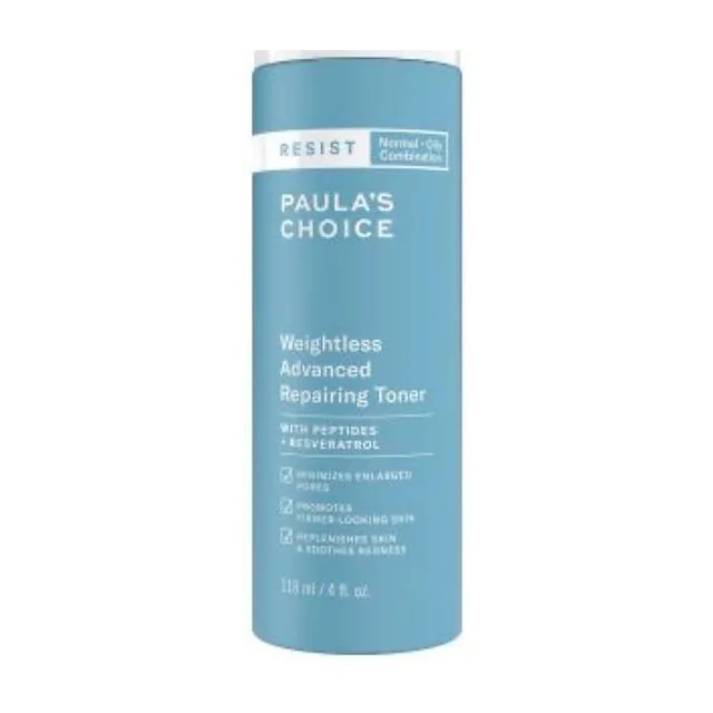 Paulas Choice - Resist Weightless Advanced Repairing Toner Антивозрастной тонер для жирной кожи 118 мл Paula’s Choice купить