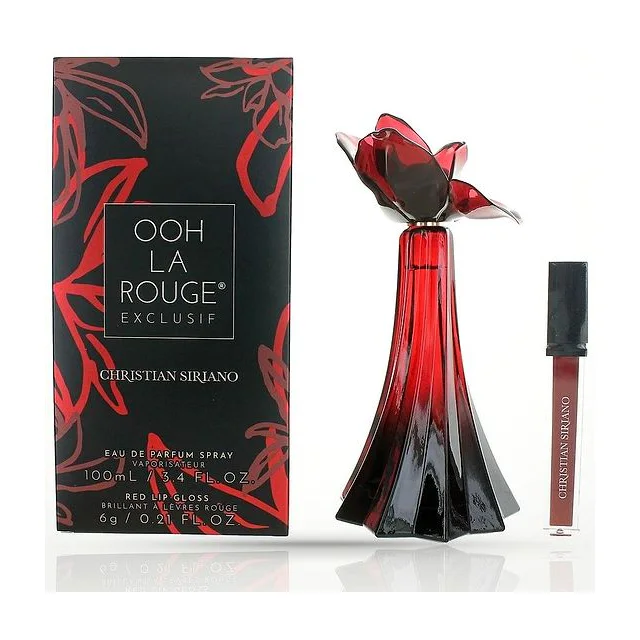 CHRISTIAN SIRIANO OOH LA ROUGE Вода парфюмерная для женщин 2 мл + red lip gloss 0,8 мл купить