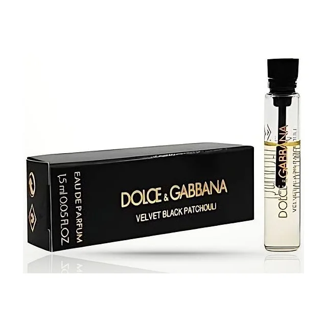 DOLCE&GABBANA Velvet COLLECTION BLACK patchouli Вода парфюмерная унисекс 1.5 мл купить
