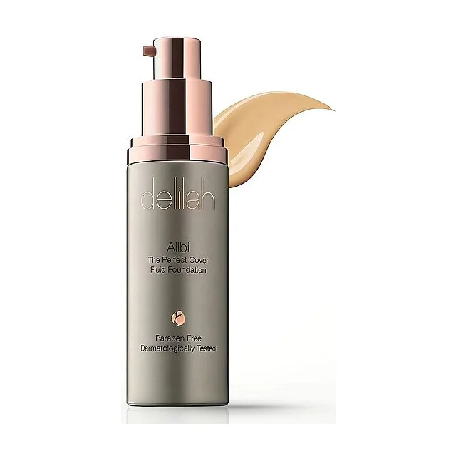 DELILAH Alibi The Perfect Cover Fluid Foundation - Dune - 30 мл - тональный флюид для лицаа Delilah купить