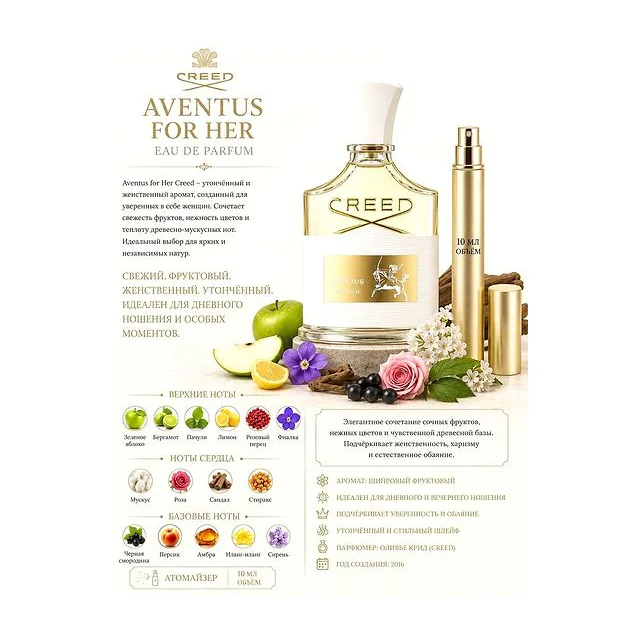 Creed Aventus for Her Парфюмированная вода для женщин 10 мл Отливант купить