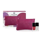 Collistar - Набор: Puro Smalto Nail Polish N111 Red Milan Лак для ногтей красный 10 мл + База 3в1 -Укрепитель-Фиксатор 10 мл + косметичка фото 5