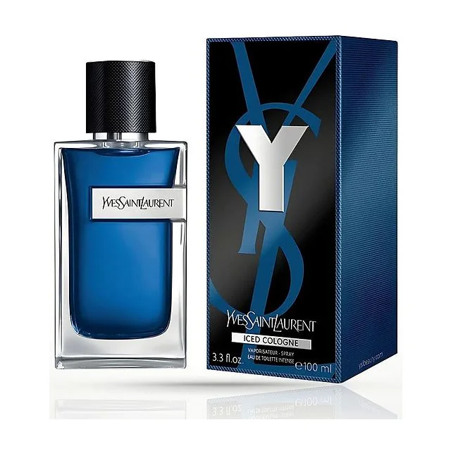 YSL Y ICED COLOGNE INTENSE Туалетная вода мужская 100 мл YSL ICED COLOGNE купить
