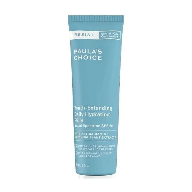 Paulas Choice - Resist Youth-Extending Daily Hydrating Fluid SPF50 Увлажняющий солнцезащитный флюид 60 мл Paula's Choice купить