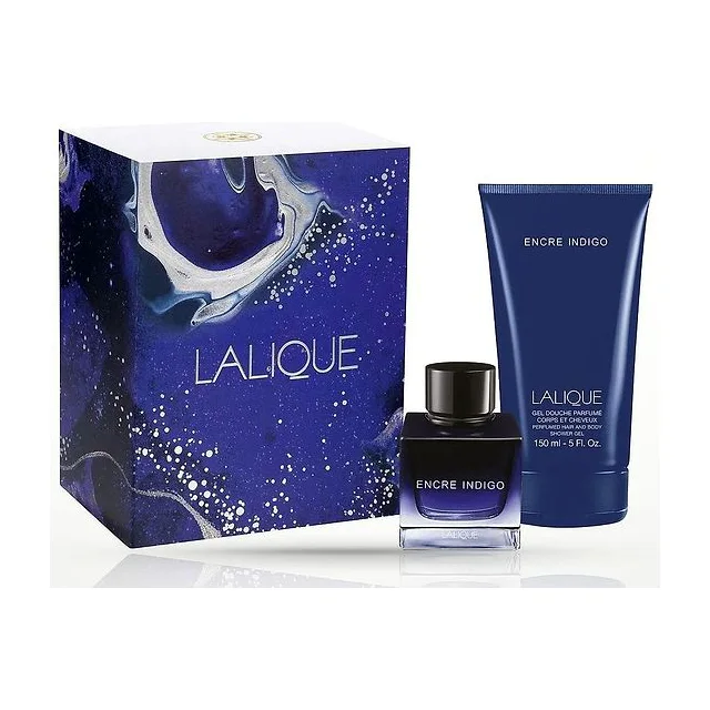 Lalique Encre Indigo парфюмерная вода 50 мл + Гель для душа 150 мл Lalique купить