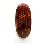 Spazzola Setolata Oval Medium - щетка для волос компактная с натуральной щетиной жесткая средняя фото 3