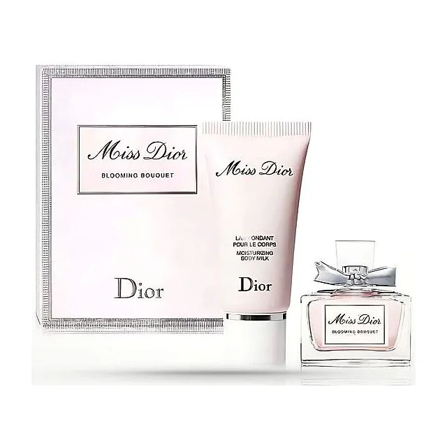 dior miss dior blooming bouquet Парфюмерный набор 5 мл + молочко для тела 20 мл Dior купить