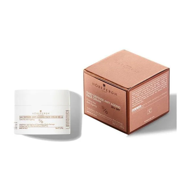 HOBE PERGH Daily Defense Anti Ageing Face Cream 30+ SPF 50 мл - антивозрастной крем для лица с SPF 30 HOBE PERGH Daily купить