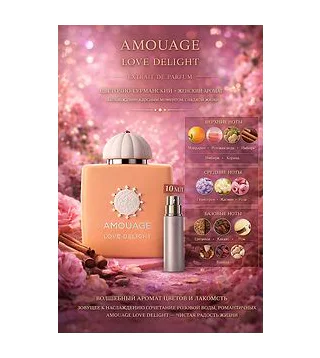 Amouage Love Delight Парфюмерная вода для женщин 10 мл Отливант Amouage